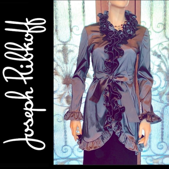 Joseph Ribkoff Jackets & Blazers - Sz 4 - Evening Trench Coat By: Joseph Ribkoff